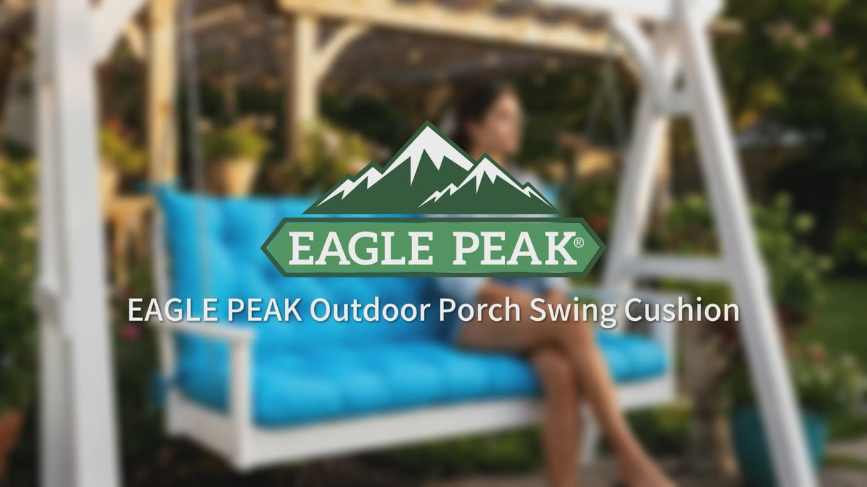 Outdoor Porch 2-3 Seater Swing Cushion,59"x43"
