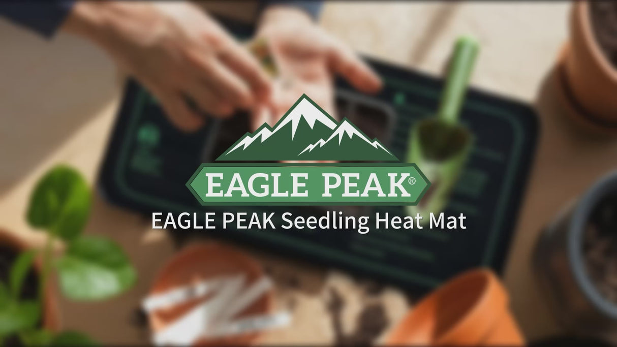 Seedling Heat Mat 10”x20”, UL & MET-Certified Heating Pad, Contains (1) Warming Mat