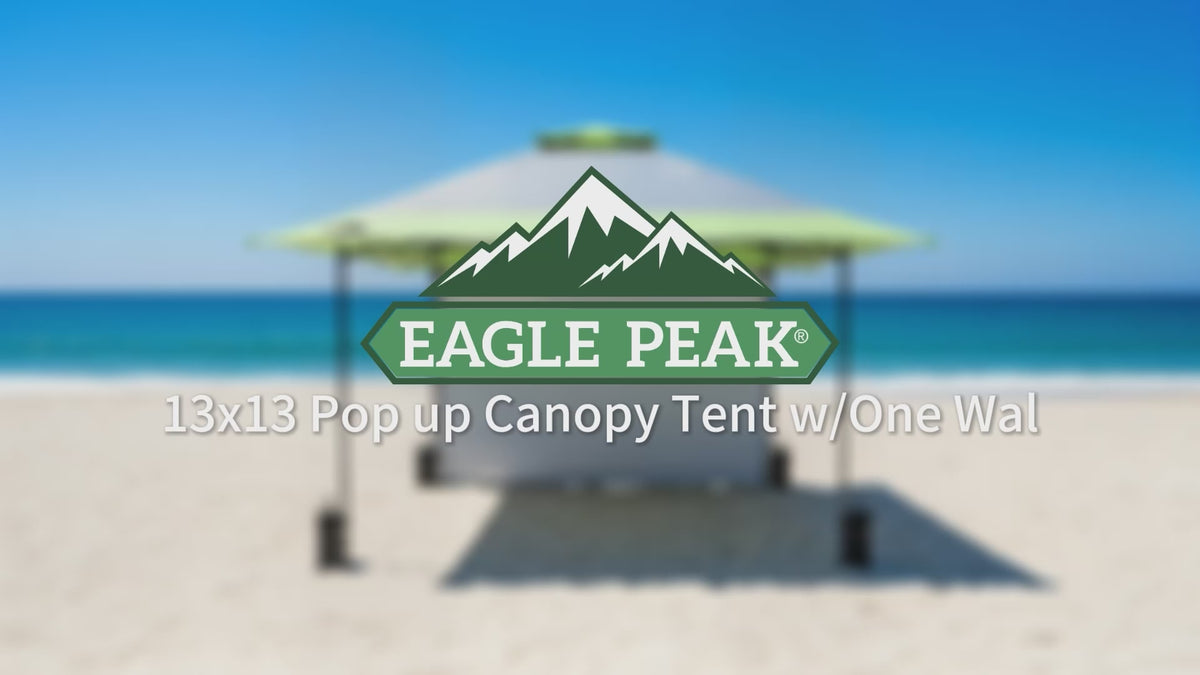 13x13 Pop Up Canopy Tent Sidewall, Extended Eaves