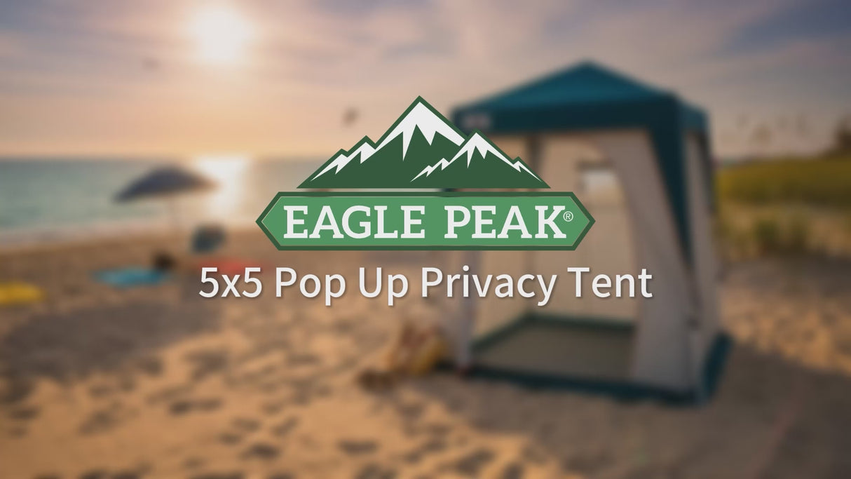 6x6 Pop Up Privacy Tent with Ground Mat