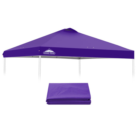 Replacement Canopy Cover with Air Vent for 10x10 Pop Up Canopy Tent, Top Only - Eagle Peak Custom Canopy Tent