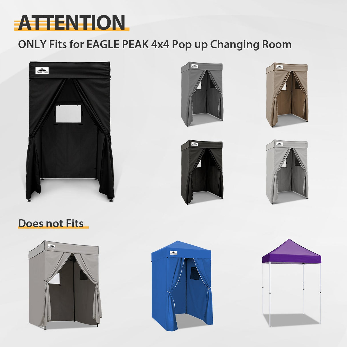 Replacement Canopy Cover with Air Vent for 10x10 Pop Up Canopy Tent, Top ONLY - Eagle Peak Custom Canopy Tent