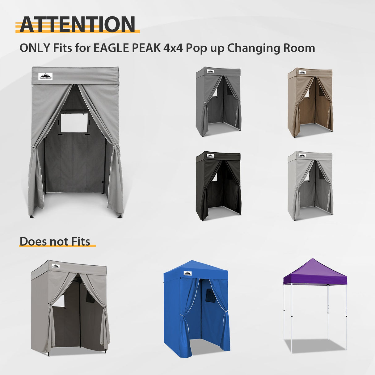 Replacement Canopy Cover with Air Vent for 10x10 Pop Up Canopy Tent, Top ONLY - Eagle Peak Custom Canopy Tent