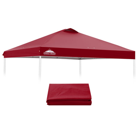 Replacement Canopy Cover with Air Vent for 10x10 Pop Up Canopy Tent, Top Only - Eagle Peak Custom Canopy Tent