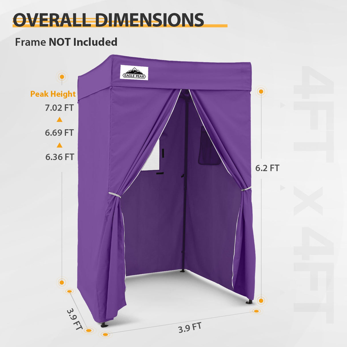 Replacement Canopy Cover with Air Vent for 10x10 Pop Up Canopy Tent, Top ONLY - Eagle Peak Custom Canopy Tent