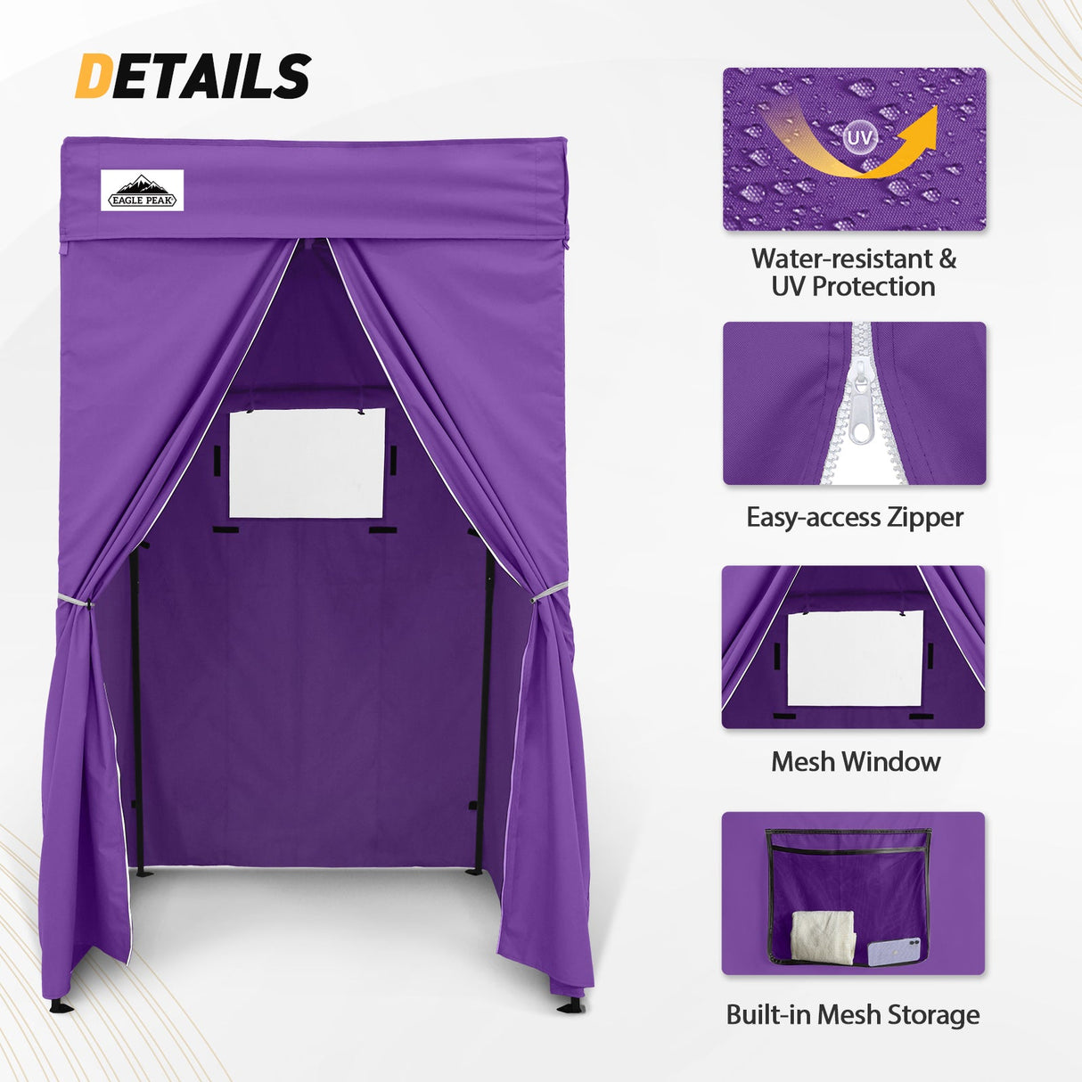 Replacement Canopy Cover with Air Vent for 10x10 Pop Up Canopy Tent, Top ONLY - Eagle Peak Custom Canopy Tent