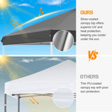 Replacement Canopy Cover with Air Vent for 10x10 Pop Up Canopy Tent, Top Only - Eagle Peak Custom Canopy Tent