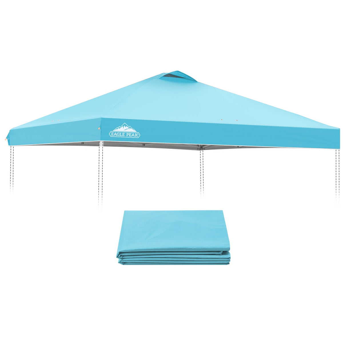 Replacement Canopy Cover with Air Vent for 10x10 Pop Up Canopy Tent, Top Only - Eagle Peak Custom Canopy Tent