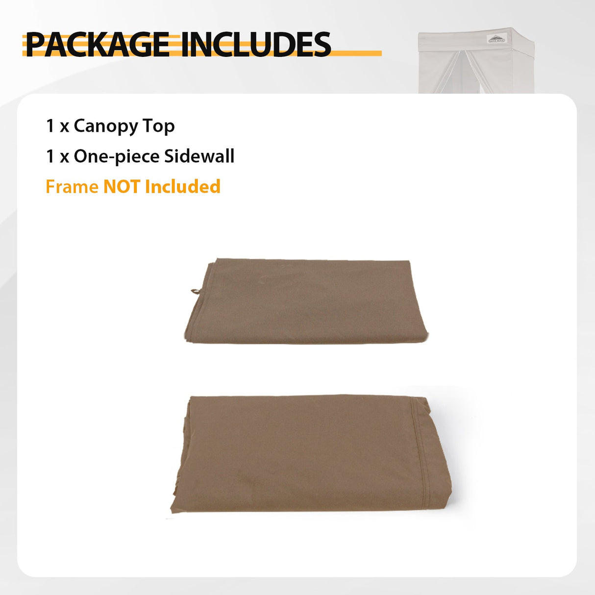 Replacement Canopy Cover with Air Vent for 10x10 Pop Up Canopy Tent, Top ONLY - Eagle Peak Custom Canopy Tent