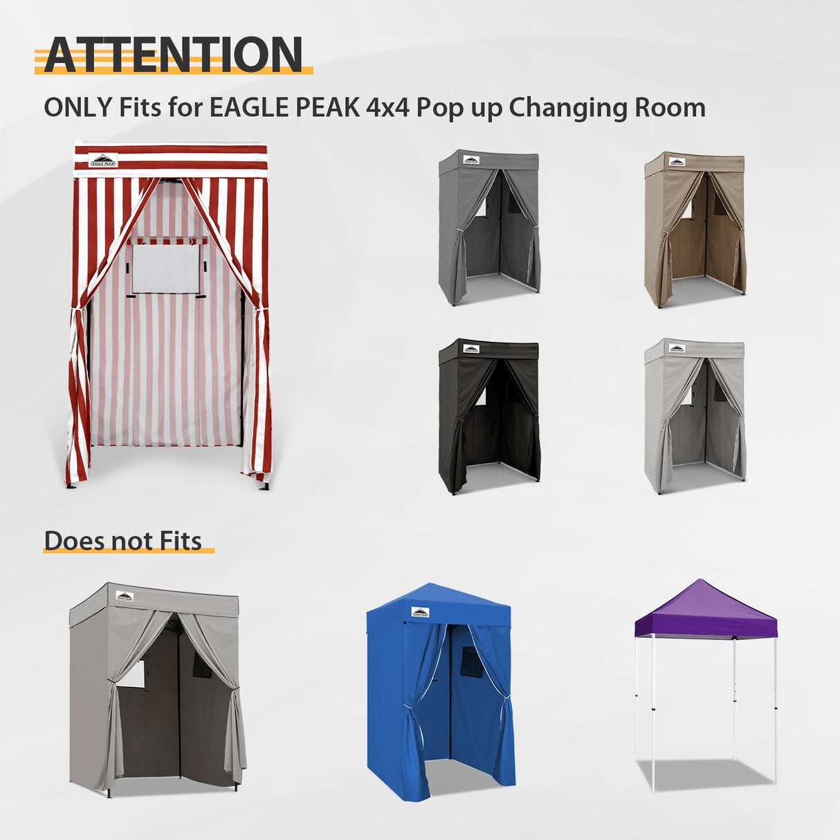 Replacement Canopy Cover with Air Vent for 10x10 Pop Up Canopy Tent, Top ONLY - Eagle Peak Custom Canopy Tent