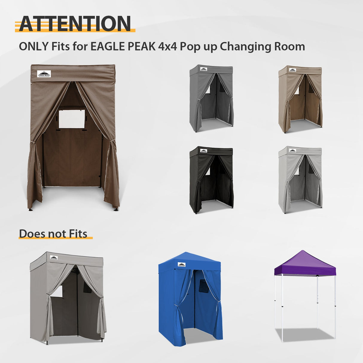 Replacement Canopy Cover with Air Vent for 10x10 Pop Up Canopy Tent, Top ONLY - Eagle Peak Custom Canopy Tent