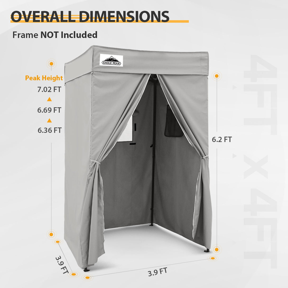 Replacement Canopy Cover with Air Vent for 10x10 Pop Up Canopy Tent, Top ONLY - Eagle Peak Custom Canopy Tent