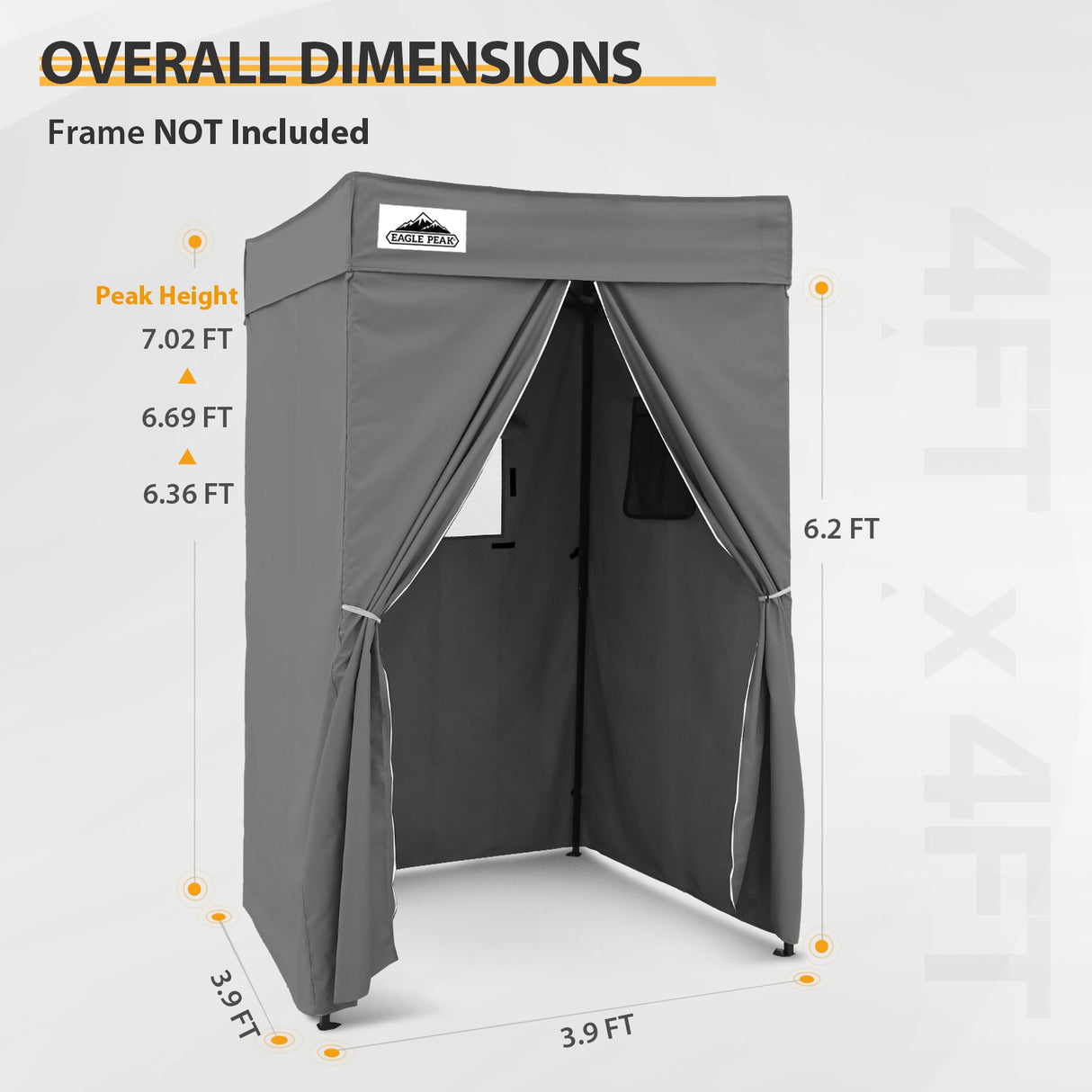 Replacement Canopy Cover with Air Vent for 10x10 Pop Up Canopy Tent, Top ONLY - Eagle Peak Custom Canopy Tent