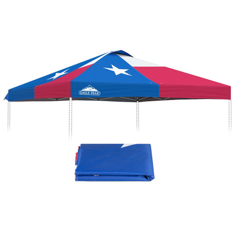 Replacement Canopy Cover with Air Vent for 10x10 Pop Up Canopy Tent, Top Only - Eagle Peak Custom Canopy Tent