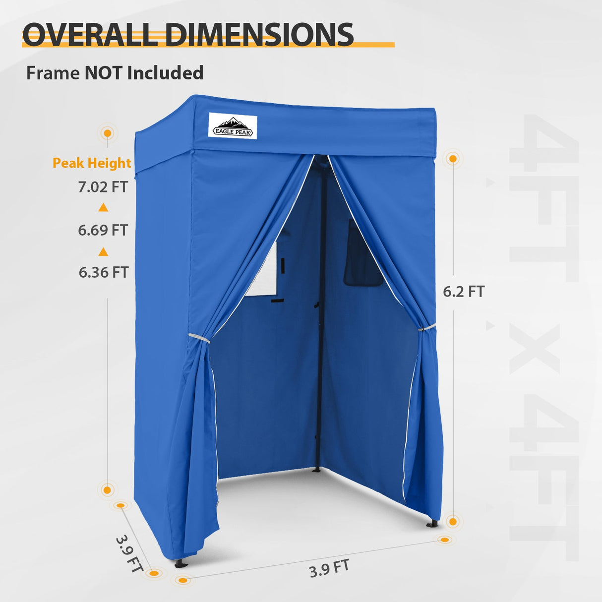 Replacement Canopy Cover with Air Vent for 10x10 Pop Up Canopy Tent, Top ONLY - Eagle Peak Custom Canopy Tent