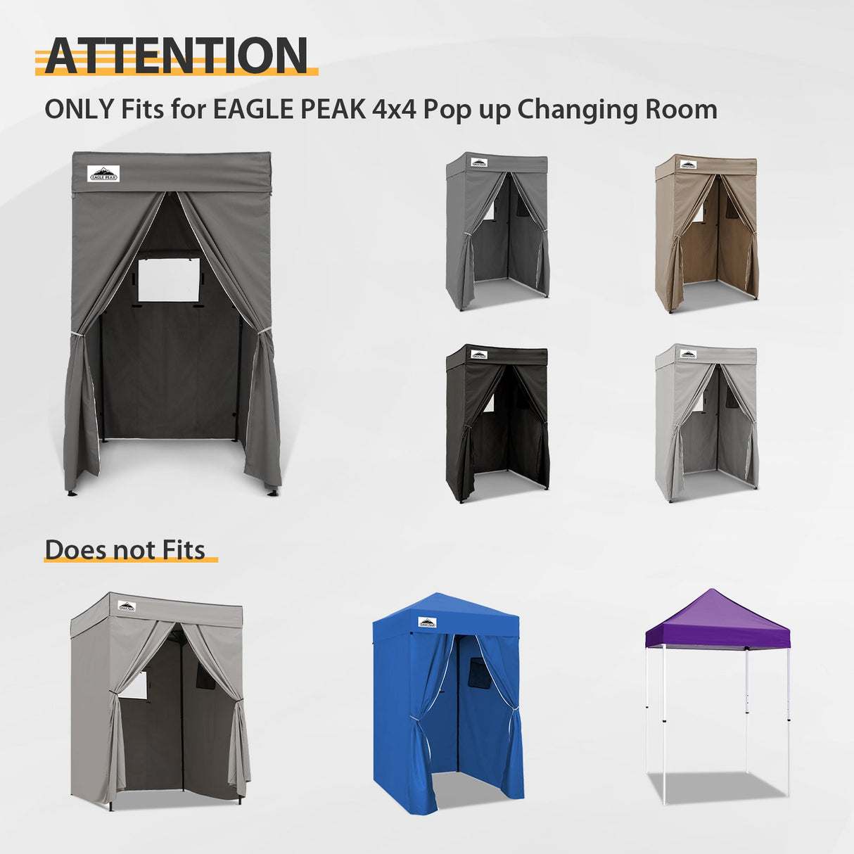 Replacement Canopy Cover with Air Vent for 10x10 Pop Up Canopy Tent, Top ONLY - Eagle Peak Custom Canopy Tent