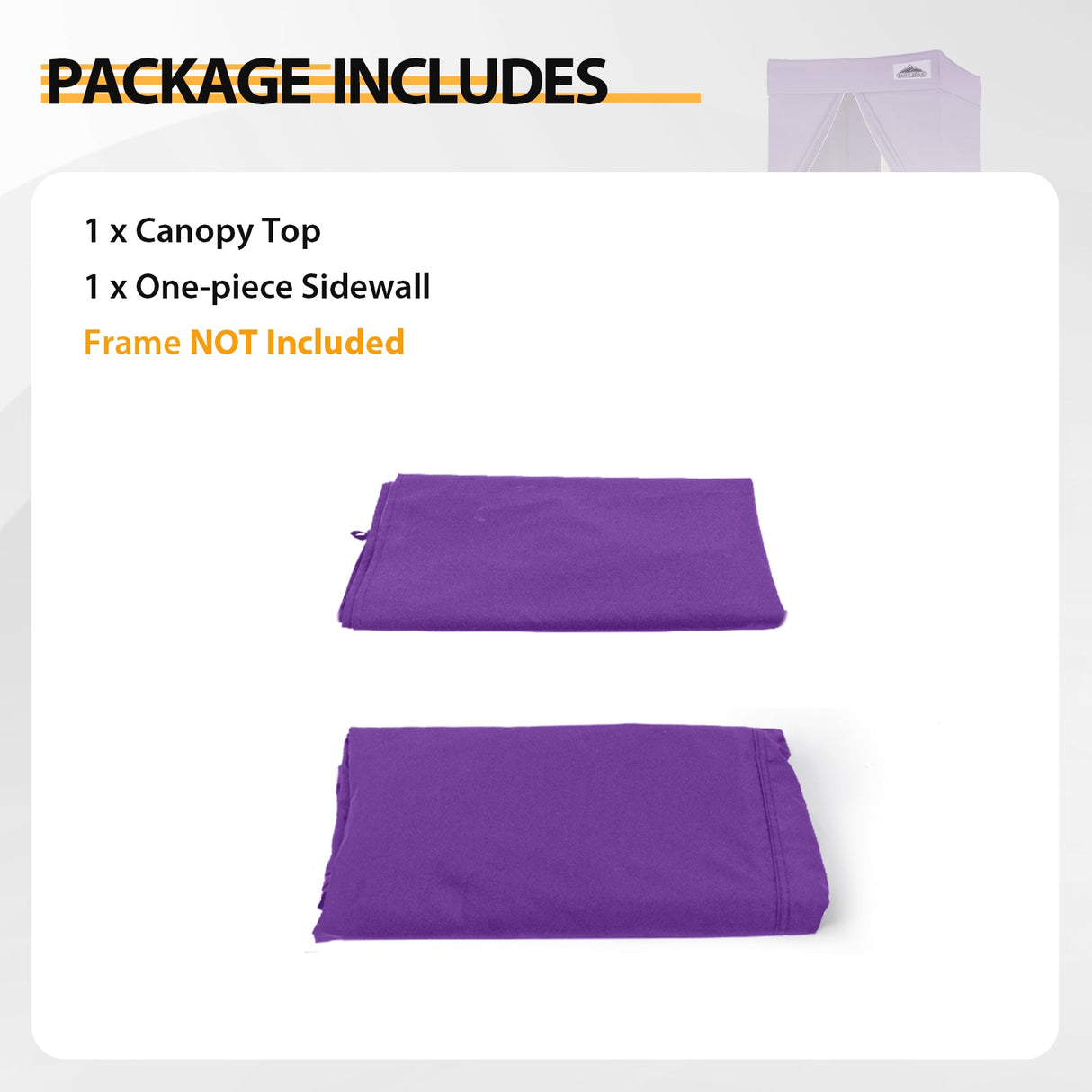 Replacement Canopy Cover with Air Vent for 10x10 Pop Up Canopy Tent, Top ONLY - Eagle Peak Custom Canopy Tent