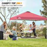 Replacement Canopy Cover with Air Vent for 10x10 Pop Up Canopy Tent, Top Only - Eagle Peak Custom Canopy Tent
