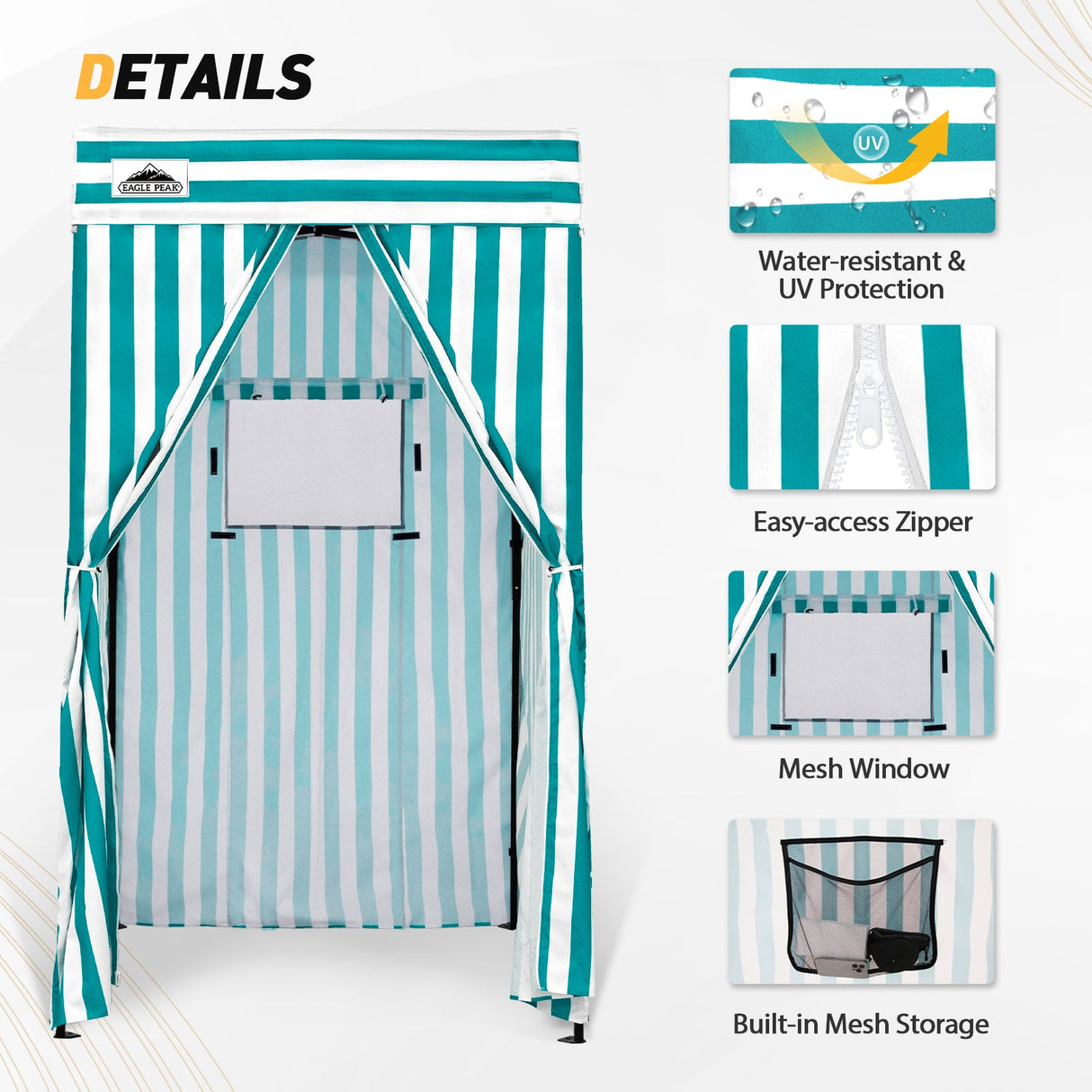 Replacement Canopy Cover with Air Vent for 10x10 Pop Up Canopy Tent, Top ONLY - Eagle Peak Custom Canopy Tent