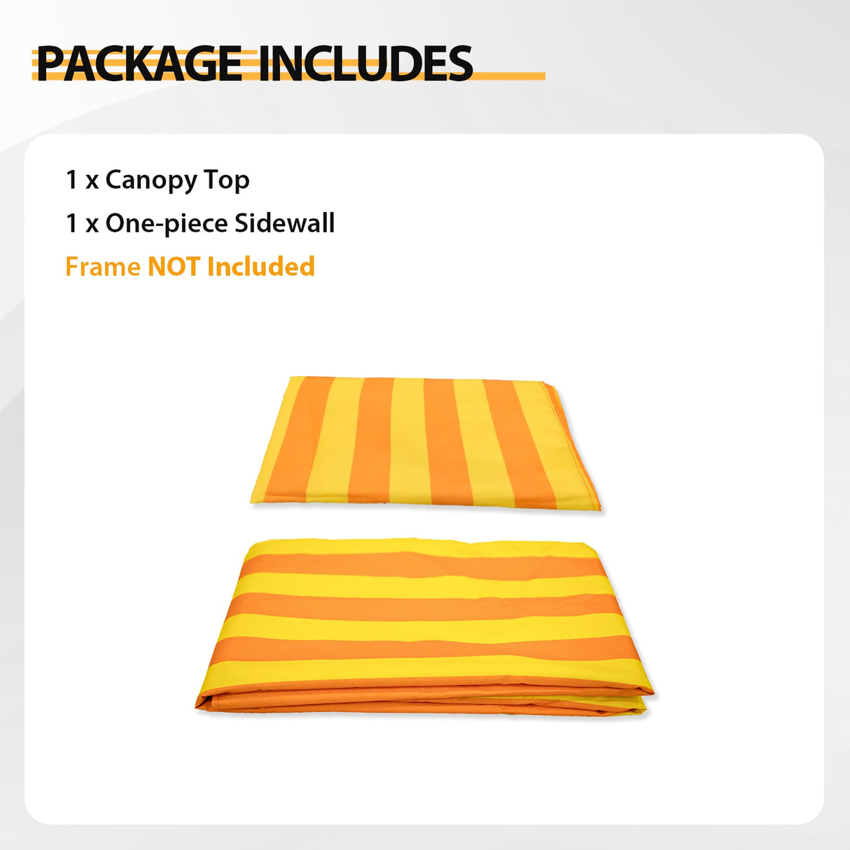 Replacement Canopy Cover with Air Vent for 10x10 Pop Up Canopy Tent, Top ONLY - Eagle Peak Custom Canopy Tent