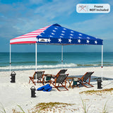 Replacement Canopy Cover with Air Vent for 10x10 Pop Up Canopy Tent, Top Only - Eagle Peak Custom Canopy Tent
