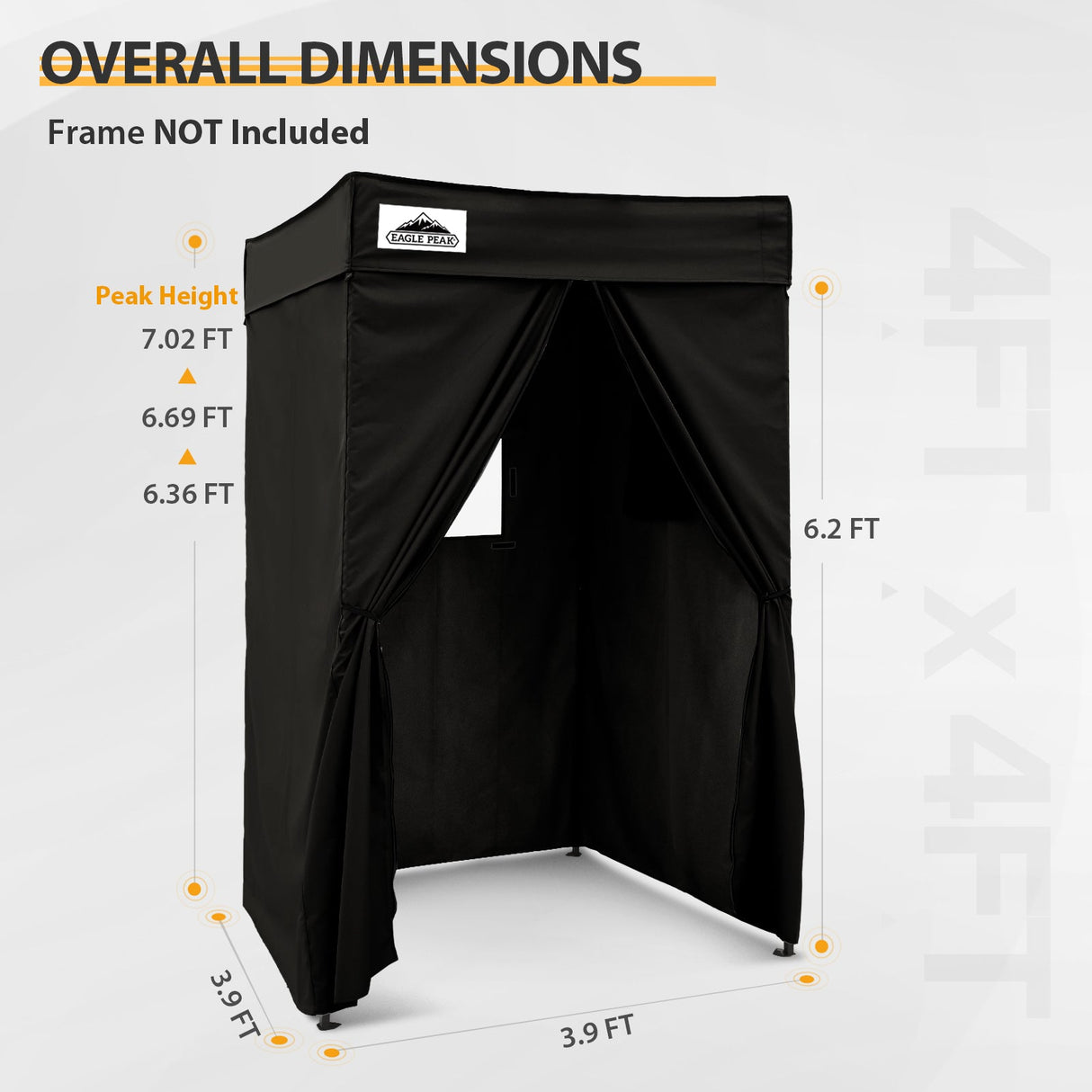 Replacement Canopy Cover with Air Vent for 10x10 Pop Up Canopy Tent, Top ONLY - Eagle Peak Custom Canopy Tent