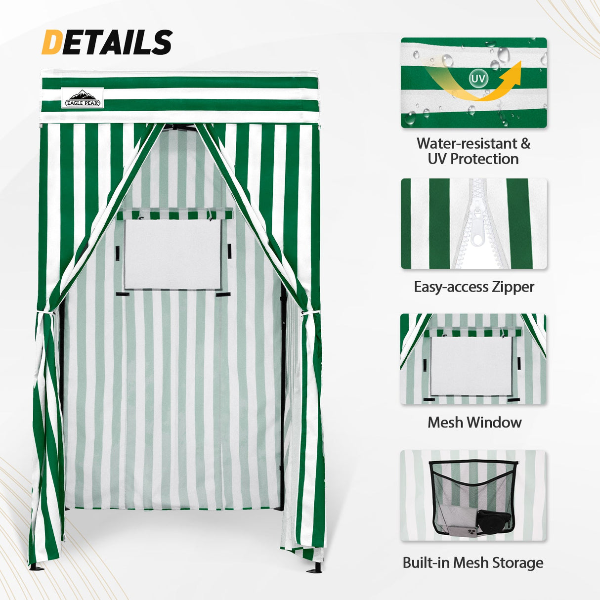 Replacement Canopy Cover with Air Vent for 10x10 Pop Up Canopy Tent, Top ONLY - Eagle Peak Custom Canopy Tent