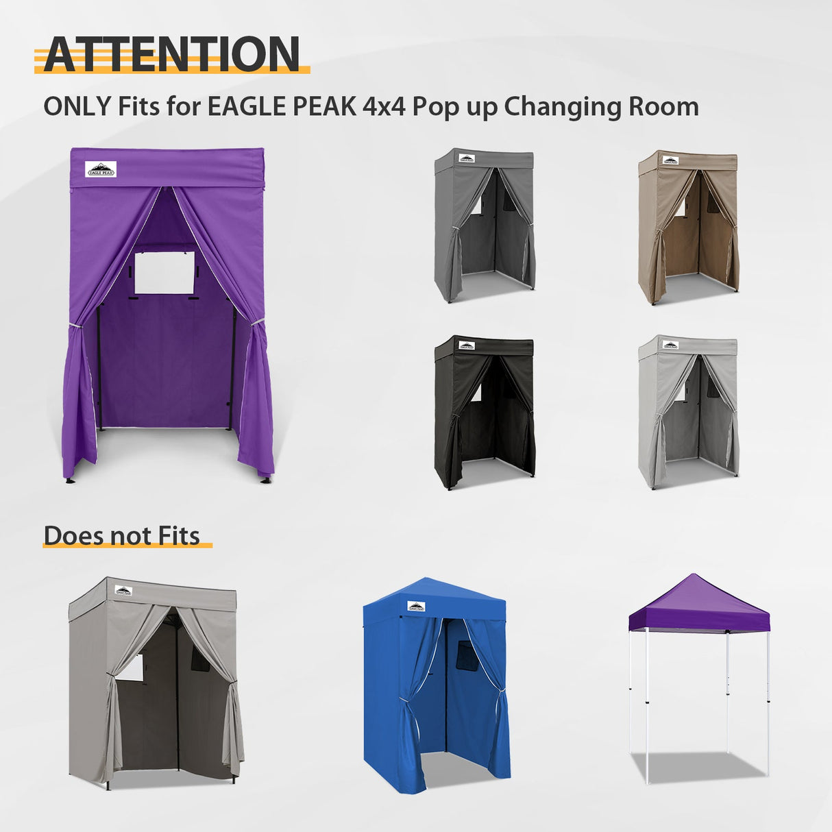Replacement Canopy Cover with Air Vent for 10x10 Pop Up Canopy Tent, Top ONLY - Eagle Peak Custom Canopy Tent