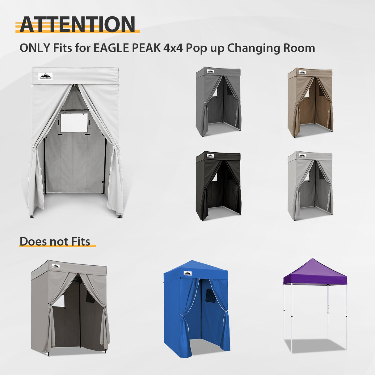 Replacement Canopy Cover with Air Vent for 10x10 Pop Up Canopy Tent, Top ONLY - Eagle Peak Custom Canopy Tent