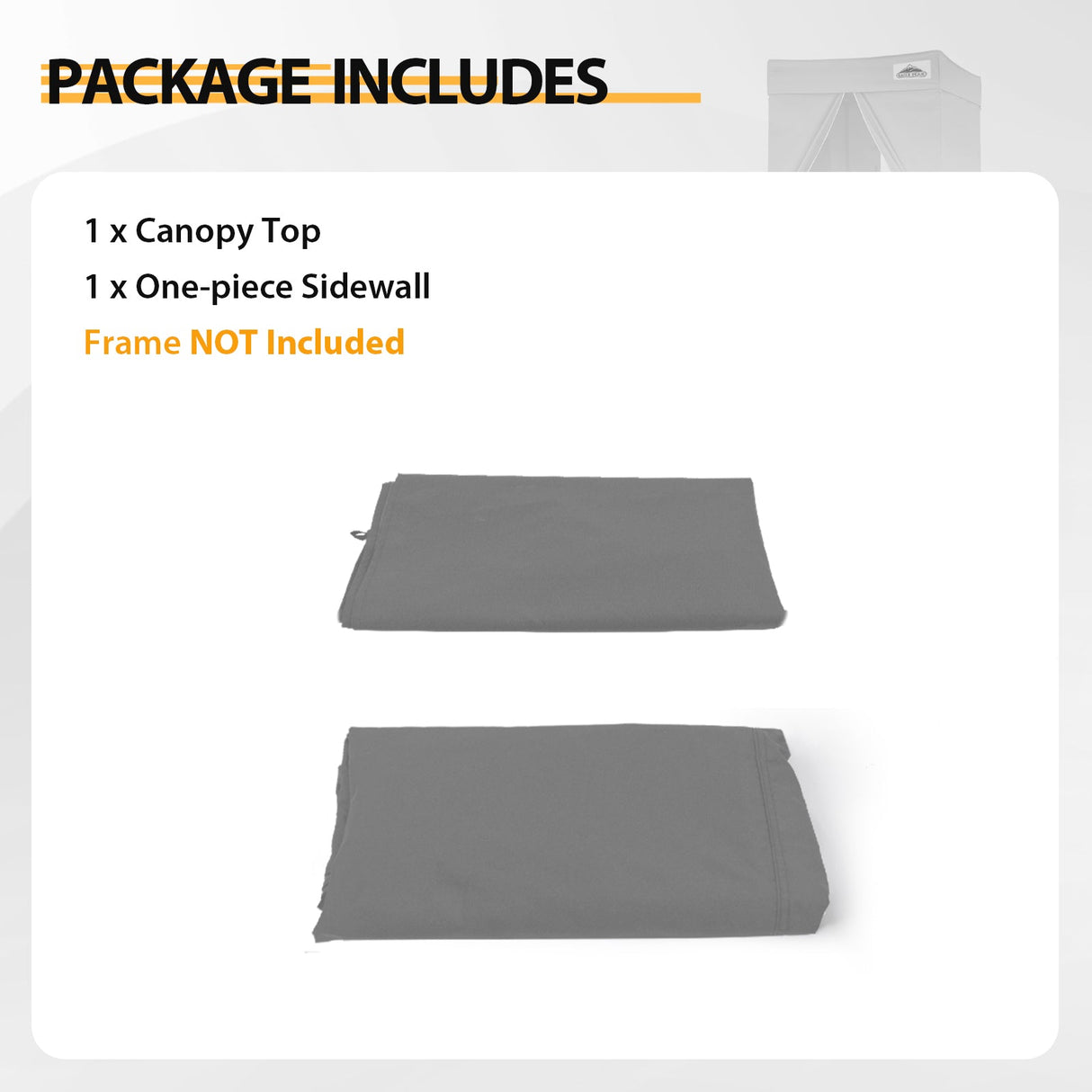 Replacement Canopy Cover with Air Vent for 10x10 Pop Up Canopy Tent, Top ONLY - Eagle Peak Custom Canopy Tent