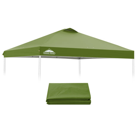 Replacement Canopy Cover with Air Vent for 10x10 Pop Up Canopy Tent, Top Only - Eagle Peak Custom Canopy Tent