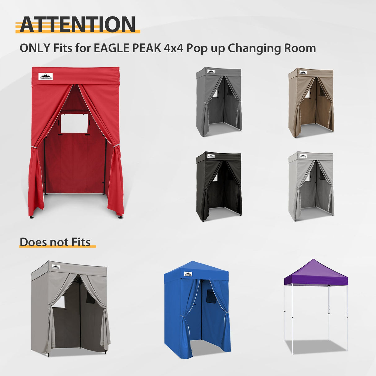 Replacement Canopy Cover with Air Vent for 10x10 Pop Up Canopy Tent, Top ONLY - Eagle Peak Custom Canopy Tent