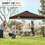 Replacement Canopy Cover with Air Vent for 10x10 Pop Up Canopy Tent, Top Only - Eagle Peak Custom Canopy Tent