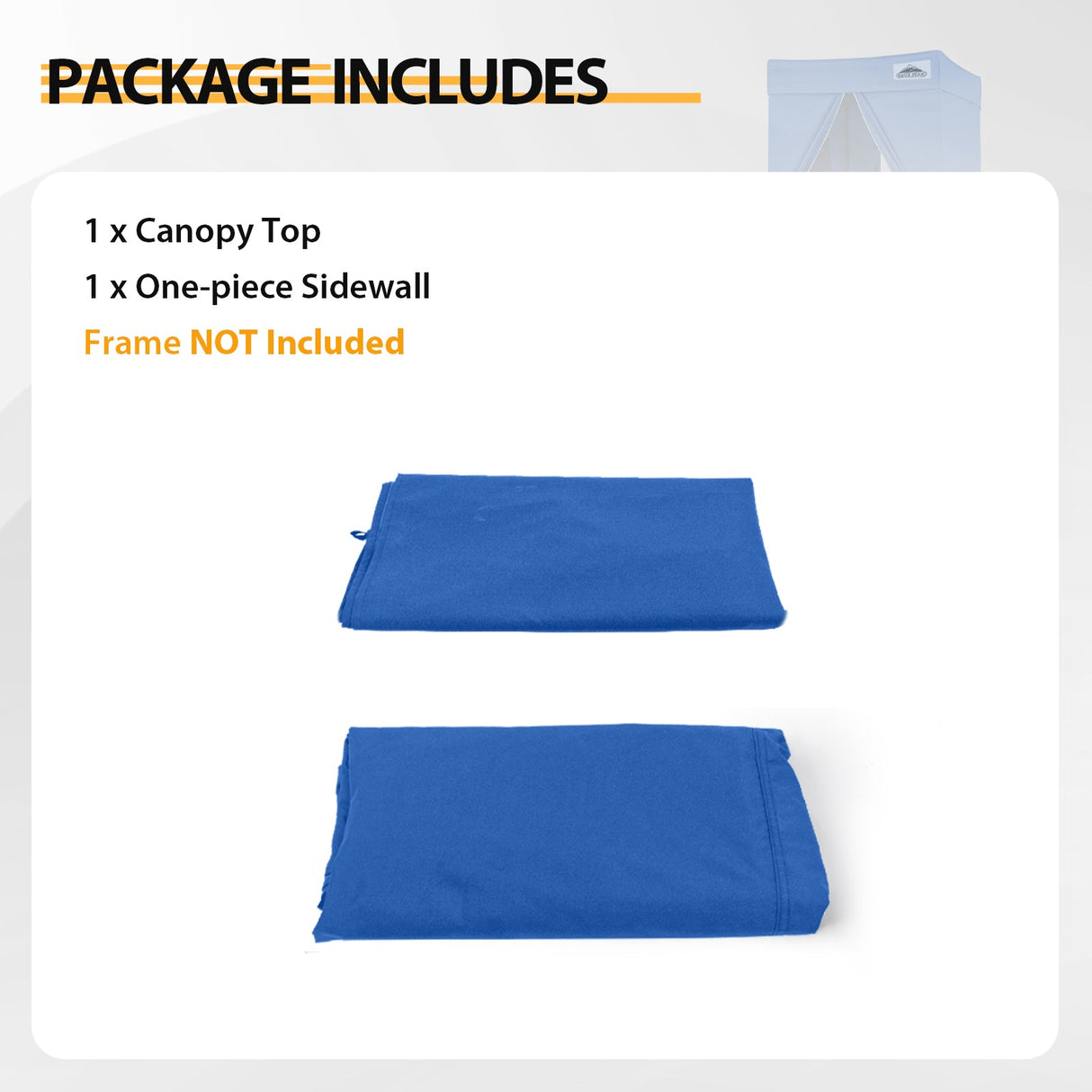 Replacement Canopy Cover with Air Vent for 10x10 Pop Up Canopy Tent, Top ONLY - Eagle Peak Custom Canopy Tent