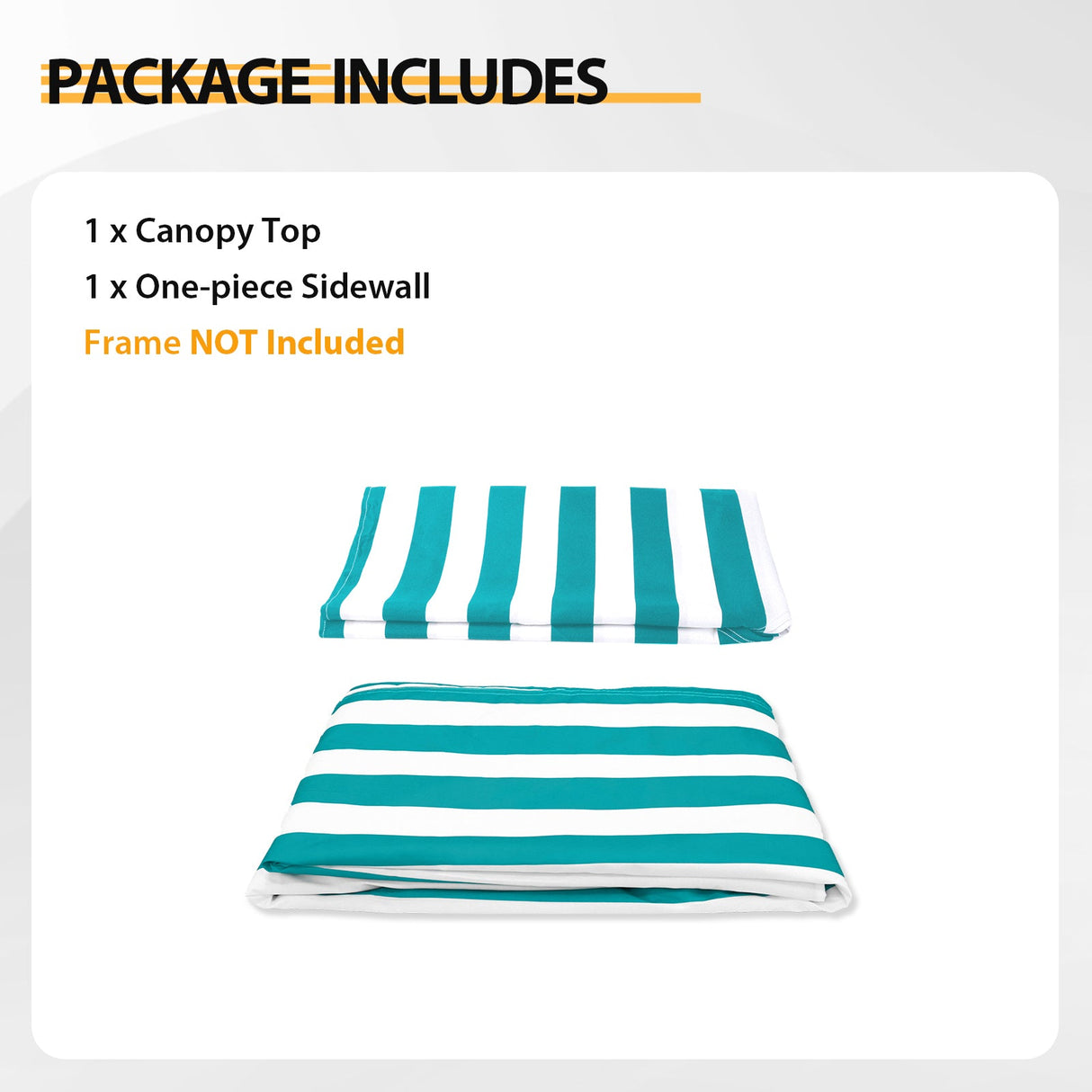 Replacement Canopy Cover with Air Vent for 10x10 Pop Up Canopy Tent, Top ONLY - Eagle Peak Custom Canopy Tent