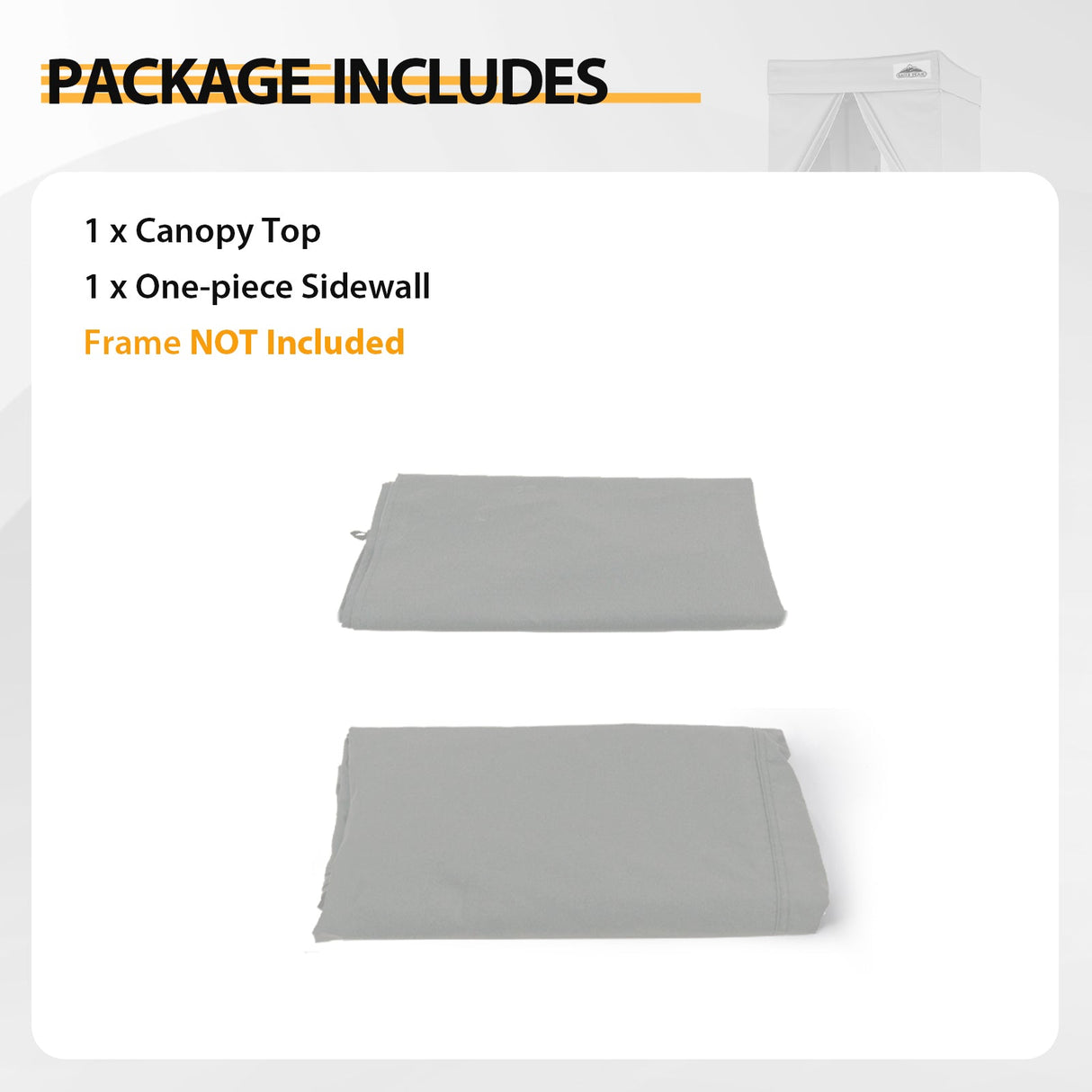 Replacement Canopy Cover with Air Vent for 10x10 Pop Up Canopy Tent, Top ONLY - Eagle Peak Custom Canopy Tent