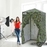 Replacement Canopy Top and Four Walls for 4x4 Changing Room - Frame NOT Included - Eagle Peak Custom Canopy Tent