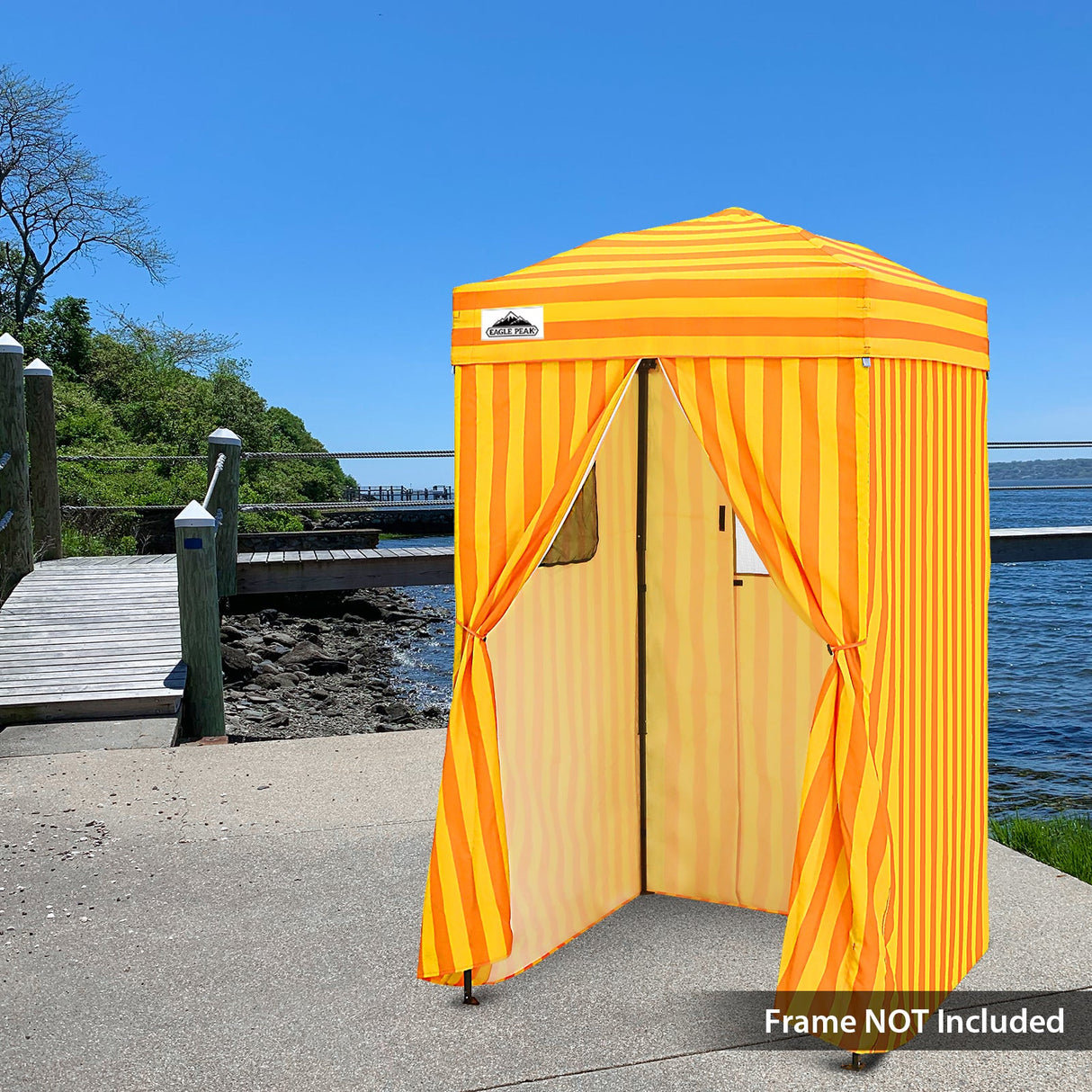Replacement Canopy Top and Four Walls for 4x4 Changing Room - Frame NOT Included - Eagle Peak Custom Canopy Tent