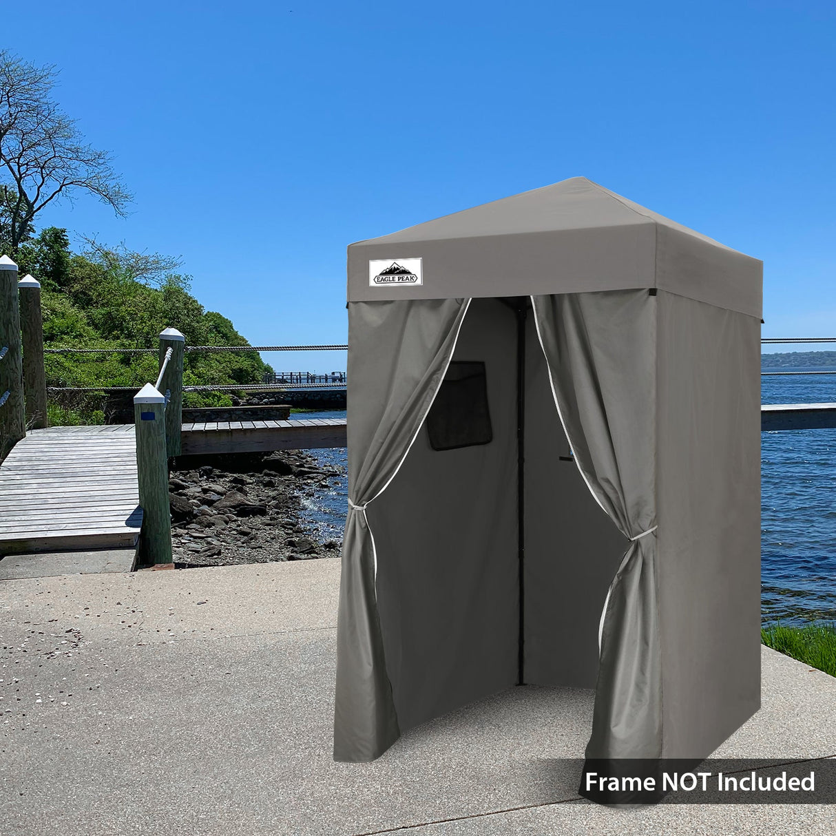 Replacement Canopy Top and Four Walls for 4x4 Changing Room - Frame NOT Included - Eagle Peak Custom Canopy Tent