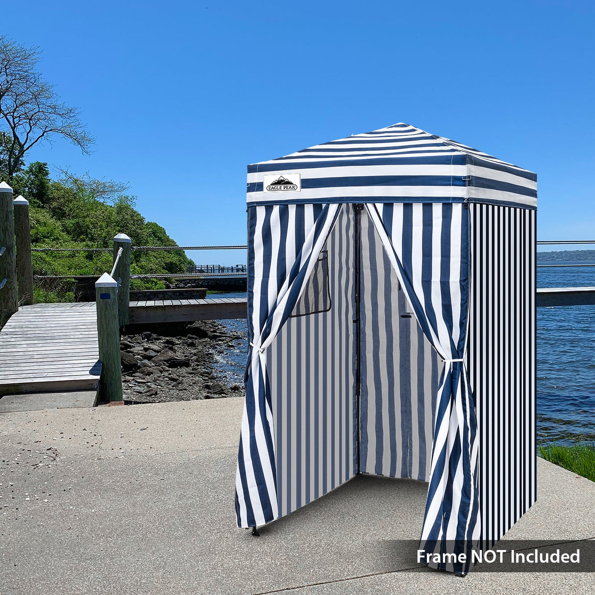 Replacement Canopy Top and Four Walls for 4x4 Changing Room - Frame NOT Included - Eagle Peak Custom Canopy Tent