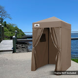 Replacement Canopy Top and Four Walls for 4x4 Changing Room - Frame NOT Included - Eagle Peak Custom Canopy Tent