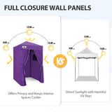 Replacement Canopy Top and Four Walls for 4x4 Changing Room - Frame NOT Included - Eagle Peak Custom Canopy Tent