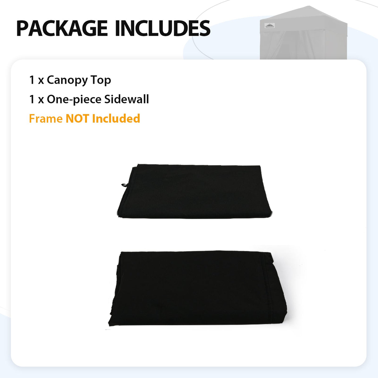 Replacement Canopy Top and Four Walls for 4x4 Changing Room - Frame NOT Included - Eagle Peak Custom Canopy Tent