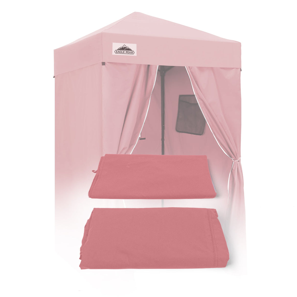 Replacement Canopy Top and Four Walls for 4x4 Changing Room - Frame NOT Included - Eagle Peak Custom Canopy Tent