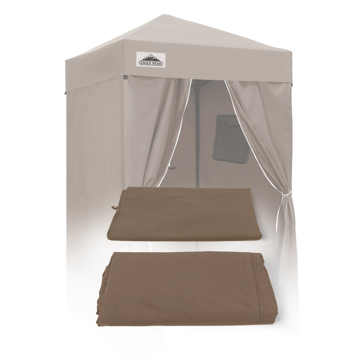 Replacement Canopy Top and Four Walls for 4x4 Changing Room - Frame NOT Included - Eagle Peak Custom Canopy Tent