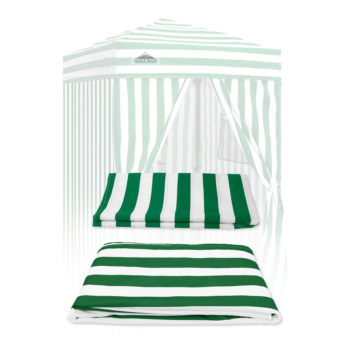 Replacement Canopy Top and Four Walls for 4x4 Changing Room - Frame NOT Included - Eagle Peak Custom Canopy Tent