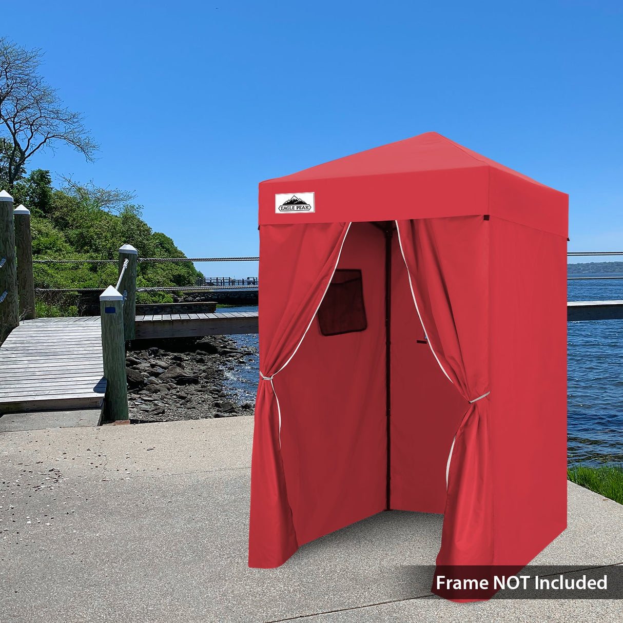 Replacement Canopy Top and Four Walls for 4x4 Changing Room - Frame NOT Included - Eagle Peak Custom Canopy Tent