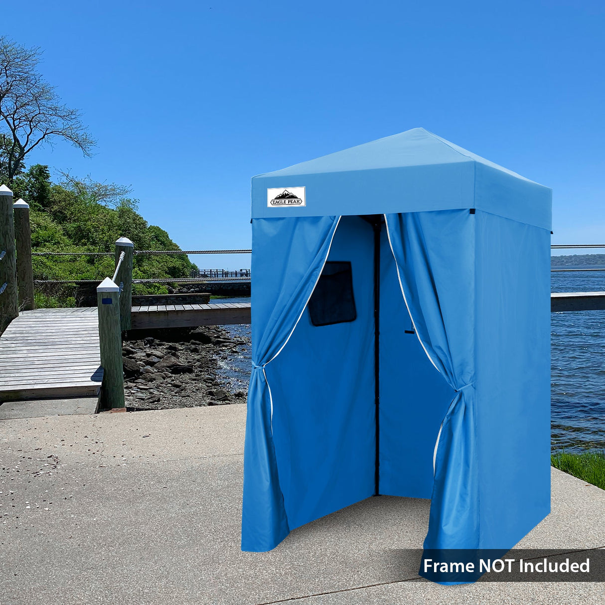 Replacement Canopy Top and Four Walls for 4x4 Changing Room - Frame NOT Included - Eagle Peak Custom Canopy Tent