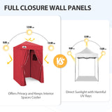 Replacement Canopy Top and Four Walls for 4x4 Changing Room - Frame NOT Included - Eagle Peak Custom Canopy Tent