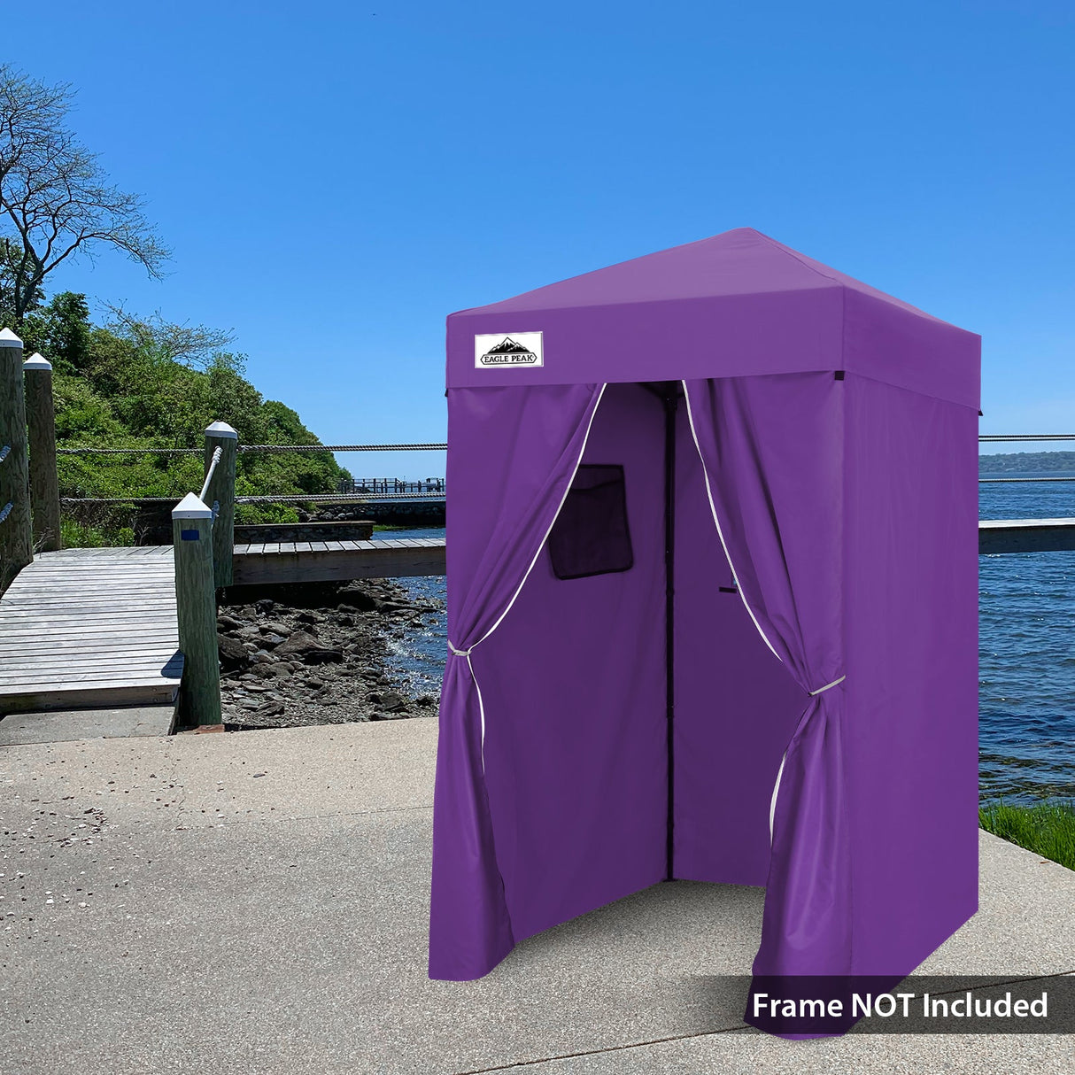 Replacement Canopy Top and Four Walls for 4x4 Changing Room - Frame NOT Included - Eagle Peak Custom Canopy Tent